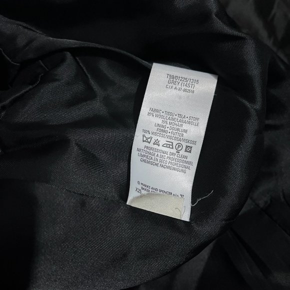 Wool Mohair Two Button Blazer - Picture 16 of 16